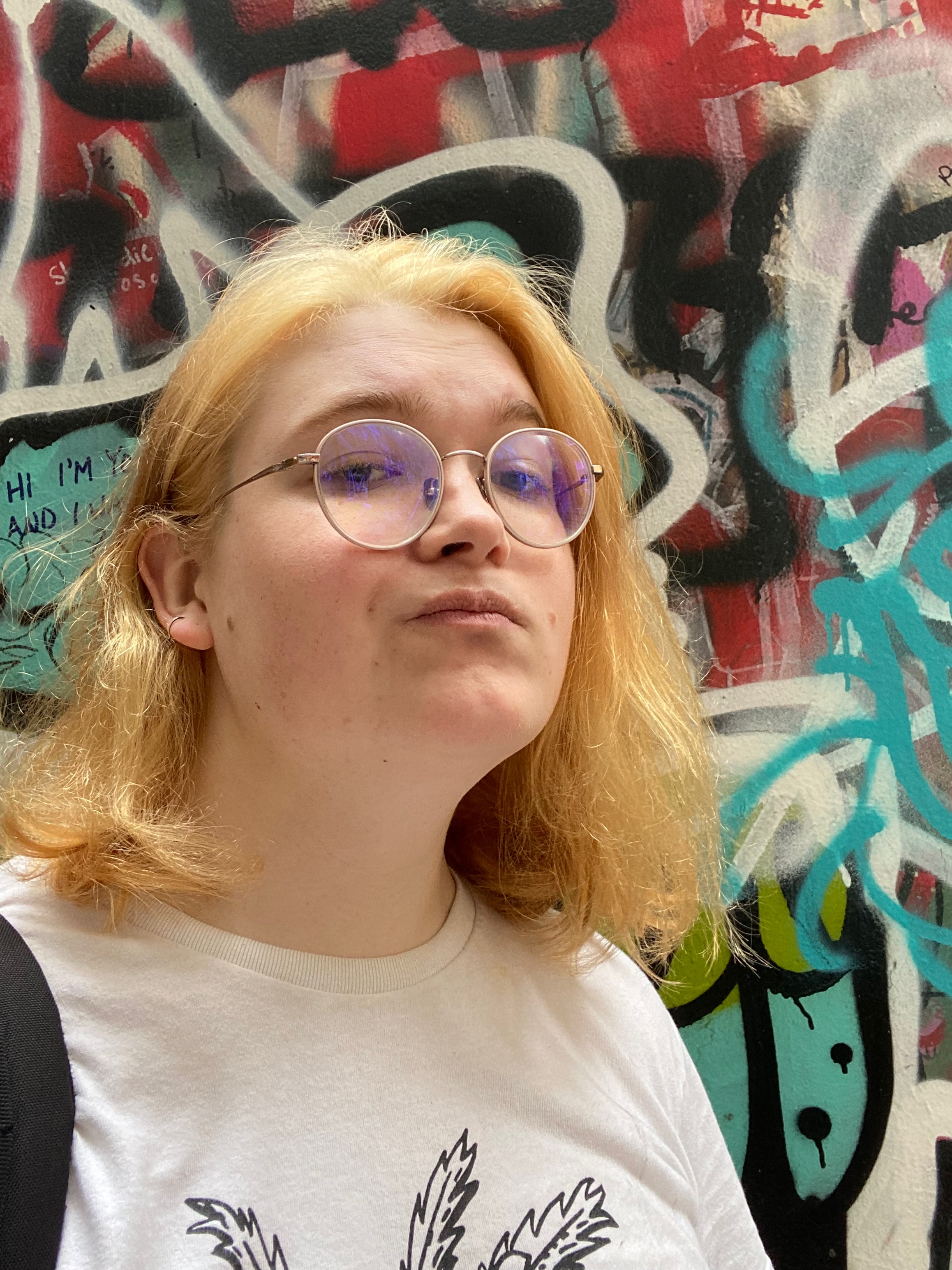 photo of redding with graffiti